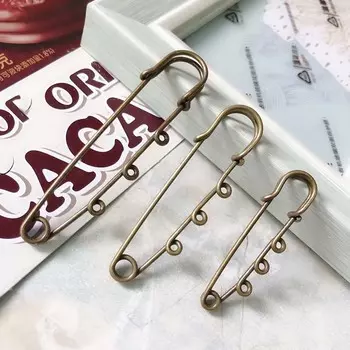 Многофункциональный элегантный шарф ручной работы, пальто, свадебные аксессуары для вечеринок, английская булавка, броши, булавка, корсаж 5cm бронзовый