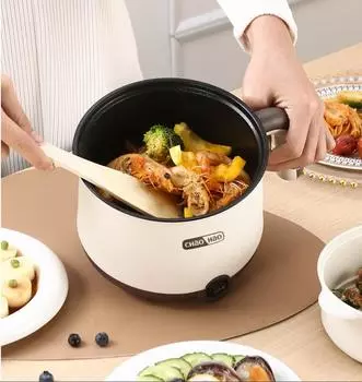 Многофункциональный электрический хот-пот, мини-электрический чайник на одного человека, для общежития, для студентов, с антипригарным покрытием