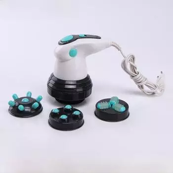 Многофункциональный электрический ручной массажер: Терапия всего тела и уменьшение жировых отложений с помощью инфракрасных меридианов 118 4 heads; European standard 220v