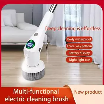 Многофункциональный электрический светильник 8 и 1, Cepillo Giratorio с подсветкой Led Nocturna для Хогара, бани и кухни