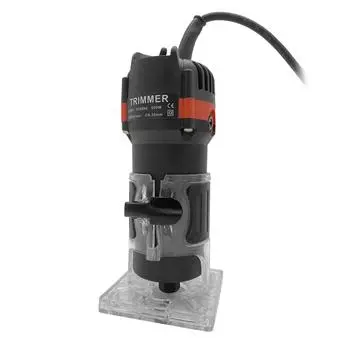 Многофункциональный электрический триммер по дереву, 800 Вт, 30000 об/мин, фрезерный станок по дереву, профессиональный триммер для ламината EU PLUG чёрный