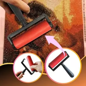 Многофункциональный алмазный инструмент для вышивки крестом DIY пластиковый ручной валик