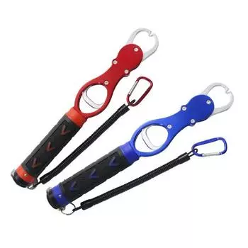 Многофункциональный алюминиевый сплав с взвешивающим устройством для сбора рыбы, устройством контроля рыбы, зажимом для ловли рыбы, весами для рыбы, расходными материалами для рыболовных снастей 11,41 дюйма синий