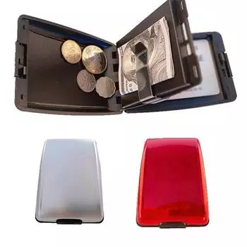 Многофункциональный анти-RFID кошелек из алюминиевого сплава кредитница набор карточек жёлтый