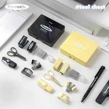 Многофункциональный апгрейд Efficiency Box 2.0, высокий внешний вид, удобный набор инструментов для обучения степлеру чёрный