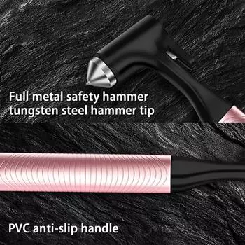 Многофункциональный автоматический стеклоподъемник, резак для ремня безопасности, спасательный молоток, инструмент для самообороны, резак для ремня безопасности для автомобильных аксессуаров кофейный