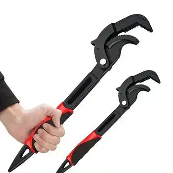 Многофункциональный автоматический трубный ключ Power Grip, металлический саморегулирующийся гаечный ключ, быстроразъемный трубный универсальный ключ, комбинированный набор инструментов