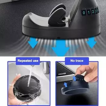 Многофункциональный автомобильный держатель для телефона, вращающееся крепление, подставка для телефона с номерным знаком для парковки, нескользящая устойчивая подставка для телефона