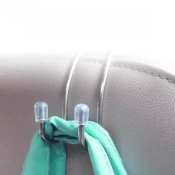 Многофункциональный автомобильный крючок из нержавеющей стали со скрытым местом для хранения на спинке сиденья