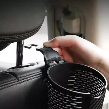 Многофункциональный автомобильный подстаканник чёрный