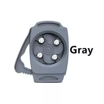 Многофункциональный аксессуар, инструмент, открывалка для консервных банок, пива, колы, открывалка для бутылок серый