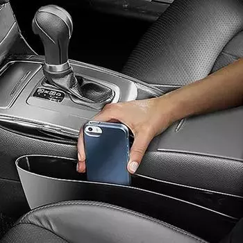 Многофункциональный боковой карман для сиденья водителя автомобиля, ящик для хранения вещей, органайзер для автомобильного сиденья, держатель для стакана