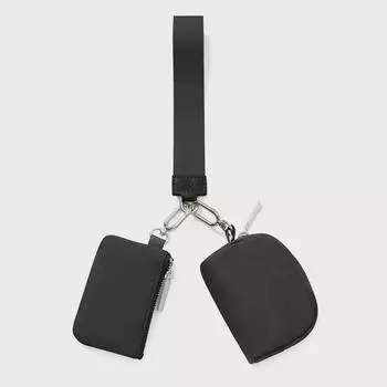 Многофункциональный браслет Lulu 2024: Удобный держатель для дорожных карт, мини-кошелек для монет и органайзер для банковских карт. коричневый/бежевый