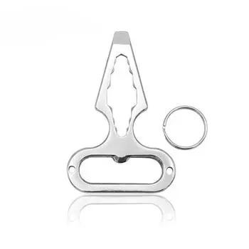 Многофункциональный брелок-гаечный ключ EDC инструмент отвертка открывалка для бутылок уличный инструмент для мужчин женщин