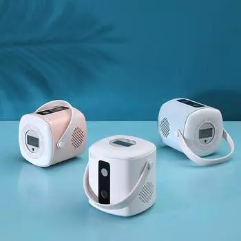 Многофункциональный будильник с проекцией звездного неба, звездное небо, креативный подарок для детей, проекционная лампа с дистанционным управлением белый