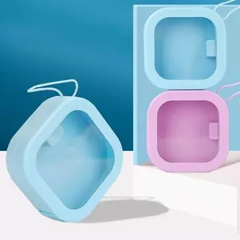 Многофункциональный чехол для ватных тампонов, портативный настольный органайзер для путешествий, маленькие коробки для ювелирных изделий One Size фиолетовый