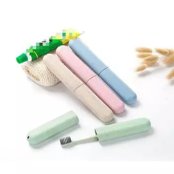 Многофункциональный чехол для зубной щетки с чехлом, портативный, для путешествий, для зубной щетки, пылезащитный, защитный, бытовой розовый