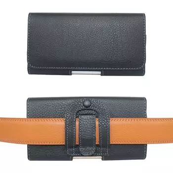 Многофункциональный чехол-кобура для телефона с зажимом на ремень, поясная сумка для телефона, кожаный чехол для телефона 5.5 inch-Vertical Bag