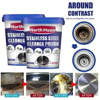 Многофункциональный чистящий крем, устойчивый к атмосферным воздействиям, полезное средство для очистки посуды от ржавчины 100g