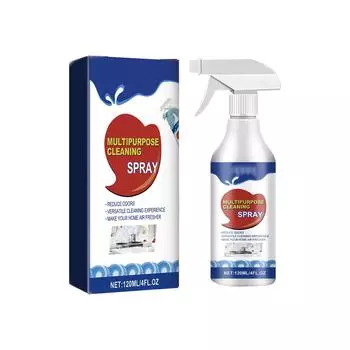 Многофункциональный чистящий спрей - многофункциональное чистящее средство для сложных жирных пятен и пятен на плитке на кухне, бытовое чистящее средство 120 мл One Size