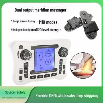 Многофункциональный цветной экран с двумя выходами и инструментом для меридионального массажа US 110V