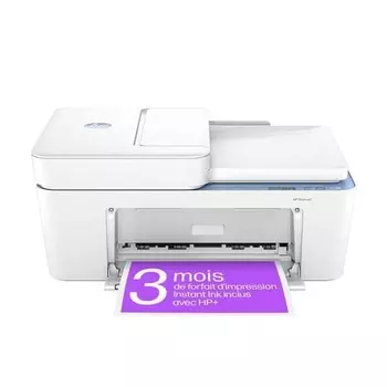 Многофункциональный цветной струйный копировально-сканирующий принтер HP DeskJet 4222e — 3 месяца чернил Instant Ink в комплекте с HP+