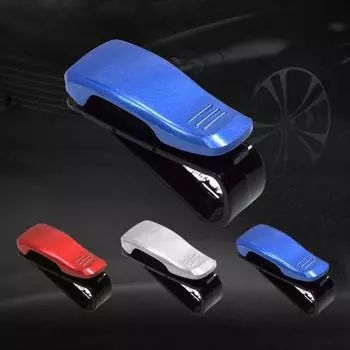 Многофункциональный держатель для автомобильных билетов S-образной формы, зажим для автомобильного крепления, зажим для солнцезащитных очков красный