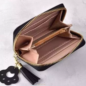 Многофункциональный держатель для карточек с надписью «кошачий коготь» на молнии, кошельки, корейская сумка для денег, женский кошелек для монет розовый