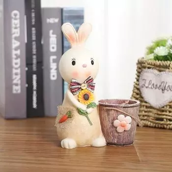 Многофункциональный держатель для ручек в виде кролика, многофункциональный органайзер для хранения на столе, настольный органайзер style A