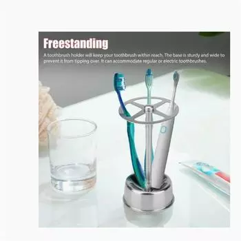 Многофункциональный держатель для зубных щеток, компактная подставка для зубной пасты из нержавеющей стали, органайзер для ванной комнаты