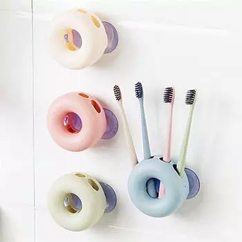 Многофункциональный держатель для зубных щеток, ящик для хранения, аксессуары для макияжа для ванной комнаты, наборы продуктов Sucti синий