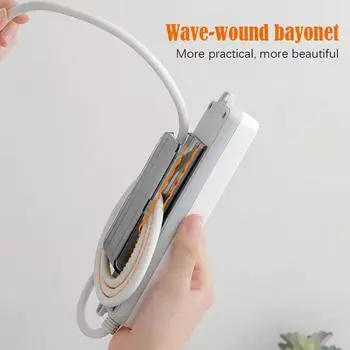 Многофункциональный держатель удлинителя, самоклеящийся органайзер для кабеля, съемная розетка, фиксатор, устройство для намотки проводов для настенной кровати, стола