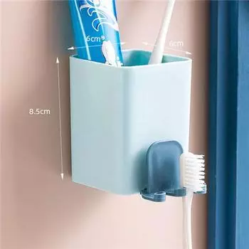 Многофункциональный держатель зубной щетки, мощный ящик для хранения на присоске для кухни, ванной комнаты, удобный в использовании