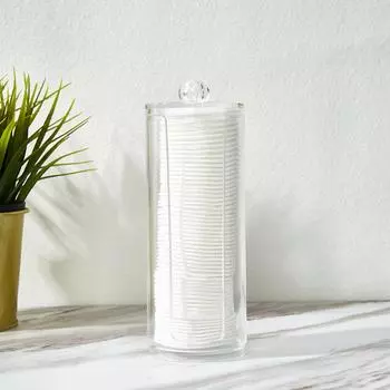 Многофункциональный диспенсер для подушечек для макияжа, компактный держатель для макияжа, контейнер для друга, семьи, соседа, подарок CN