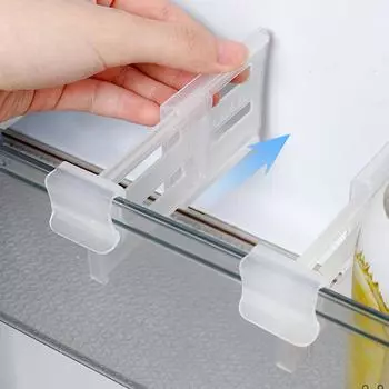 Многофункциональный домашний аксессуар для хранения вещей, холодильник, лекарства, косметика, перегородка, разделительная полка, стеллаж для хранения, уникальный 1Pc прозрачный