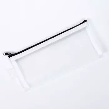 Многофункциональный дорожный чехол для кистей для макияжа, портативный органайзер для путешествий, косметичка для туалетных принадлежностей, сетчатая сумка-карандаш для мужчин и женщин белый