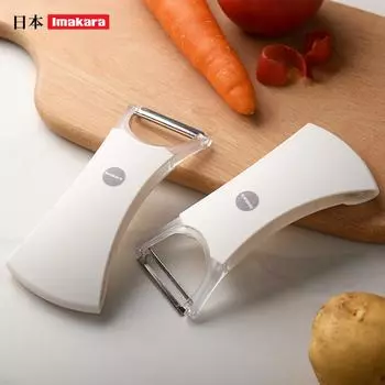 Многофункциональный двух в одном очиститель из нержавеющей стали Кухонные фрукты белый