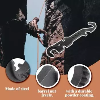 Многофункциональный гаечный ключ 8 в 1 Ручной инструмент для ремонта из высокоуглеродистой стали AR15 Высокая твердость