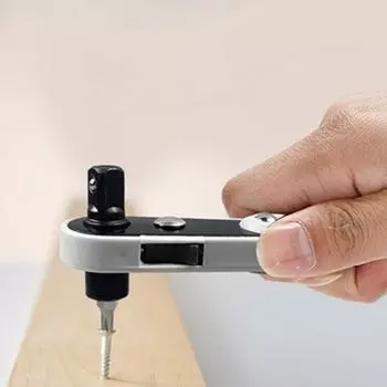 Многофункциональный гаечный ключ с трещоткой, компактный размер, инструмент для ремонта нескользящей ручки, динамометрический ключ с 36 зубьями для автомобиля