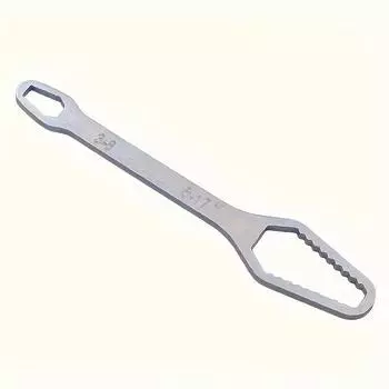 Многофункциональный гаечный ключ в форме цветка сливы, регулируемый самозатягивающийся двусторонний гаечный ключ, размер отверстия ключа, длина 23 см, бытовой переносной ручной инструмент, случайный цвет 2, 1.97 * 5.91 inches