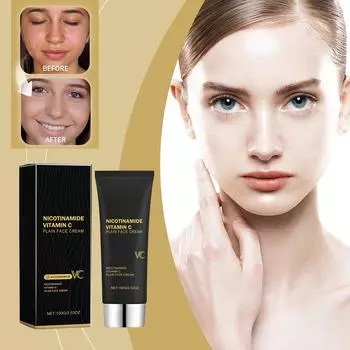 Многофункциональный гладкий увлажняющий крем для макияжа, крем для кожи с черным тюбиком ниацинамида, простой крем для лица с ниацинамидом Яндаши One Size