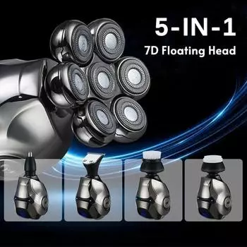 Многофункциональный инструмент для бритья с семью лезвиями, машинка для стрижки волос, электробритва 1standard configuration