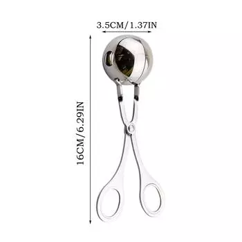 Многофункциональный инструмент для изготовления фрикаделек из нержавеющей стали, кухонный зажим