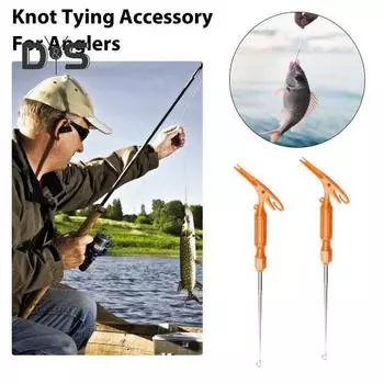 Многофункциональный инструмент для извлечения рыболовных крючков, инструмент для быстрого завязывания узлов, съемник рыболовных крючков, безопасный экстрактор, отсоединяющий инструмент для извлечения, спусковое устройство для рыбалки чёрный