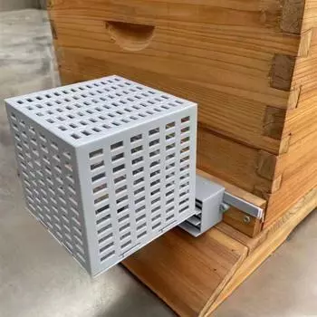 Многофункциональный инструмент для пчелиного улья, прочный, практичный, автоматический разделитель пчел, портативный пластиковый разделительный инструмент для пчел, предотвращающий побег пчел серый