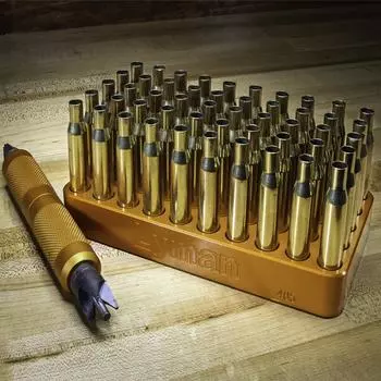 Многофункциональный инструмент для подготовки гильз Ручные инструменты для снятия фасок с гильз Очистители гнезд капсюлей Развертки для удаления заусенцев золотой