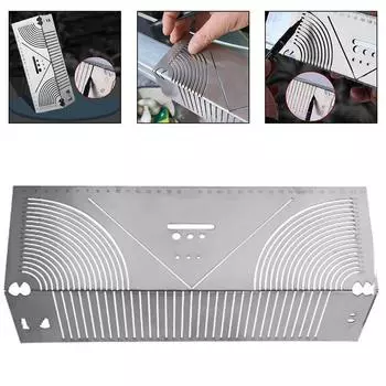 Многофункциональный инструмент для разметки углов и дуг для проектов по дереву и металлу