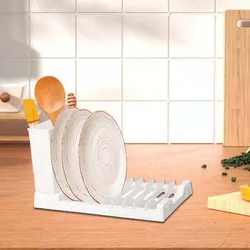 Многофункциональный инструмент для сушки посуды, большая емкость, экономия места белый