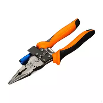 Многофункциональный инструмент для зачистки электрических проводов, инструмент для резки кабеля, профессиональный, прочный, легкий, для обжима Steel Wire Pliers