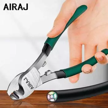 Многофункциональный инструмент для зачистки проводов AIRAJ, 6/10-дюймовый механический электротехнический промышленный резак для кабеля, противоскользящие прочные плоскогубцы, ручные инструменты для самостоятельной сборки